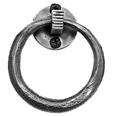 Acorn Mfg Acorn IPQBP 2.63 in. Long Iron Art Ring Cabinet Pull IPQBP